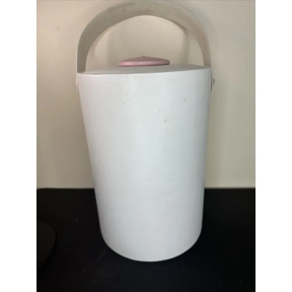 HTF Vintage Pastel 20 Cent MCM Signed‎ Georges Briard Vinyl Champagne Ice Bucket